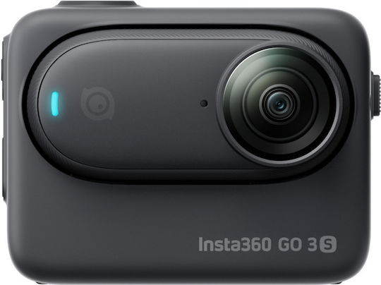 Insta360 GO 3S Standard Edition 64GB Action Camera 4K Ultra HD 360° Capture Underwater Midnight Black with Screen 2" and Wi-Fi Black