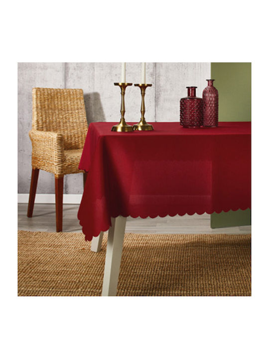 Whitegg Tablecloth Stain Resistant Bordeaux 140x140cm