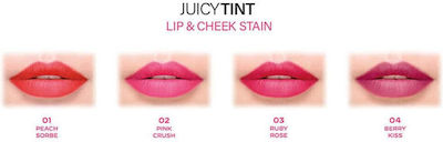 Golden Rose Juicy Tint Lipstick Pink