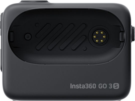 Insta360 GO 3S Standard Edition 64GB Action Camera 4K Ultra HD 360° Capture Underwater Midnight Black with Screen 2" and Wi-Fi Black