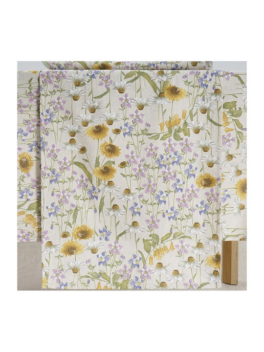 Dimeco Ράνερ Garden Μπέζ 40x160εκ.