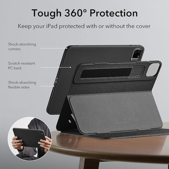 ESR Shift Magnetic Back Cover Μαύρη (iPad Pro 2015 12.9")