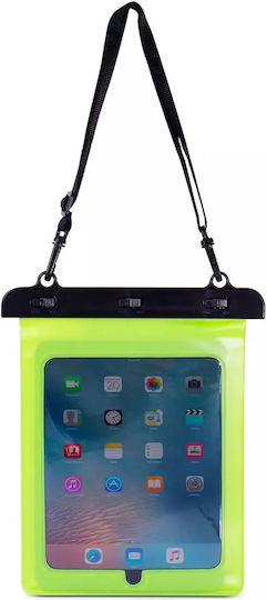 PVC Waterproof Green Universal 13" Tablet Case