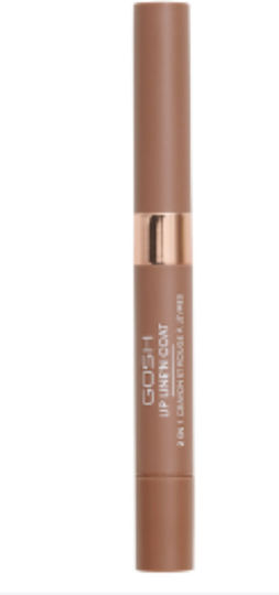 Gosh Lip Line'n Coat Long Lasting Pencil Lipstick Matte 004 Caramel Toffee