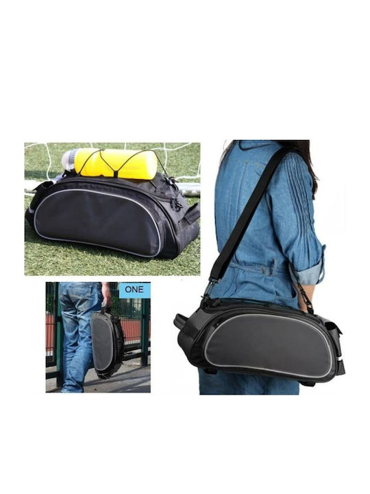 ZE1RW23QWS Gepäckträgertasche Schwarz