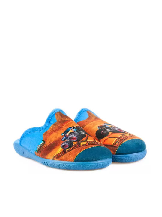 Adam's Shoes Kids Slippers Blue