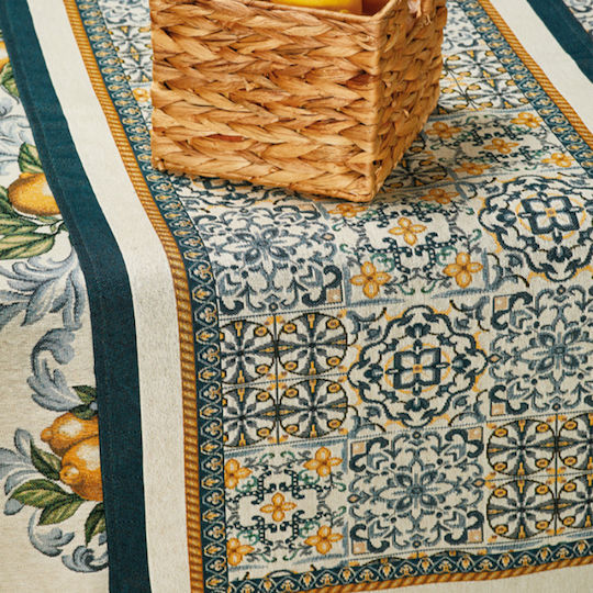 Whitegg Läufer Blue 40x140cm