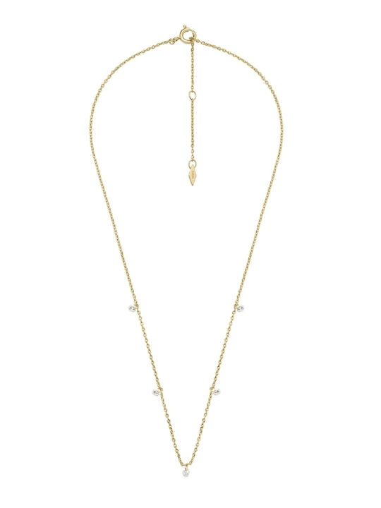 Fossil Sadie Κολιέ Επιχρυσωμένο
