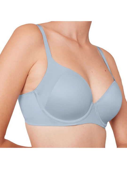 Body Make-up Soft Touch Wp Ex Bra with Light Padding Underwire Sky Blue