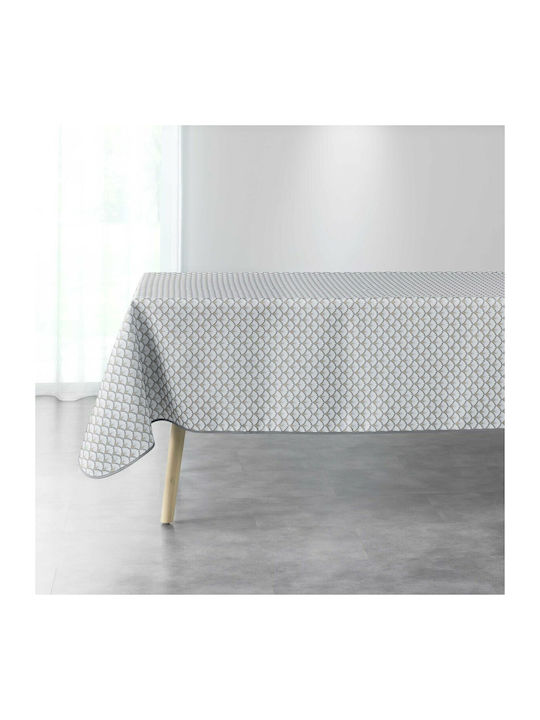 Tablecloth Stain Resistant L-C Artchic Blanc 150x240cm