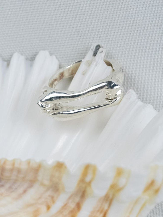 Nasilia Jewelry Γυναικείο Δαχτυλίδι από Ασήμι Επιχρυσωμένο Nasilia Jewelry Γυναικείο Δαχτυλίδι από Ασήμι Επιχρυσωμένο