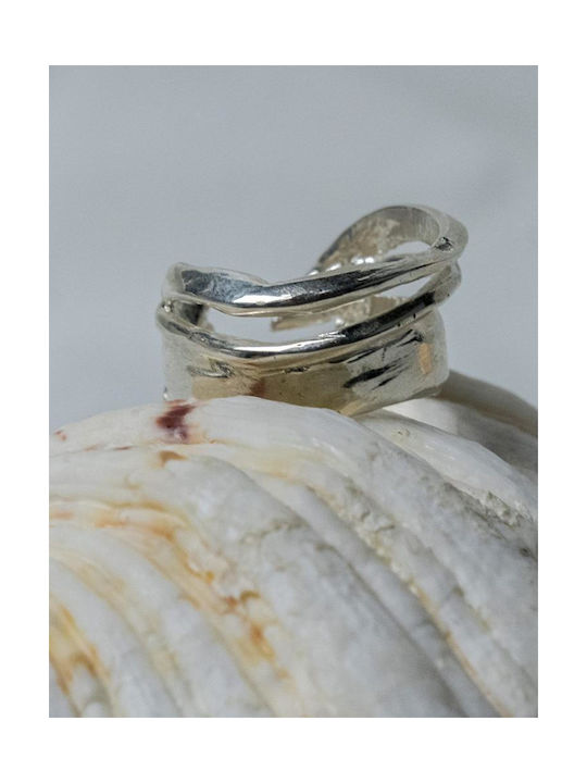 Nasilia Jewelry Damen Ring aus Silber Vergoldet