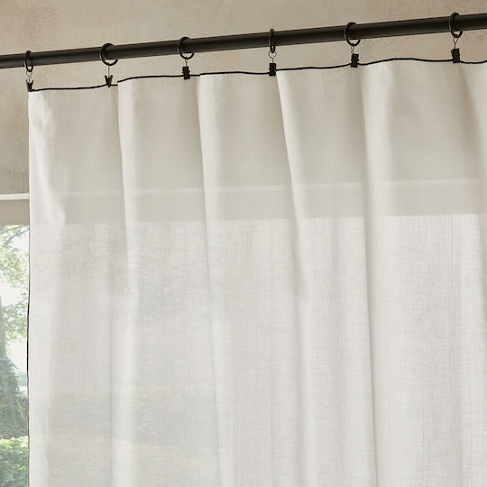 Κουρτίνα Οργανικό Βαμβακερό Βουάλ 140x320 Cm