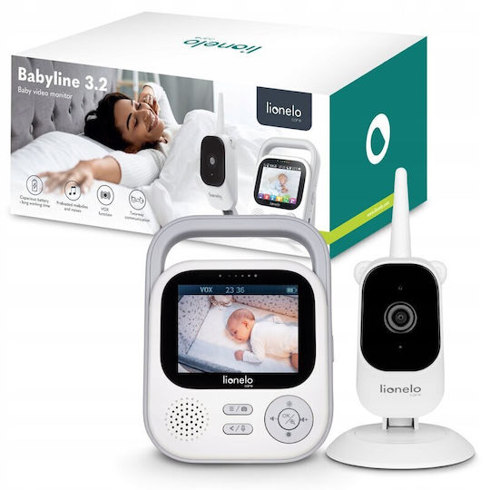 Lionelo Babyline 3.2 Ενδοεπικοινωνία Μωρού με Αμφίδρομη Επικοινωνία & Νανουρίσματα