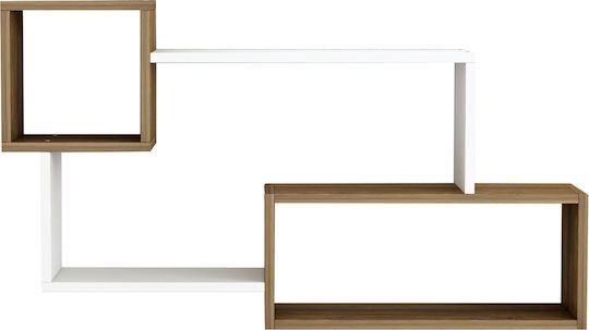 Shelf Wall Tanner Melamine In natural-white 90.5x20x51cm