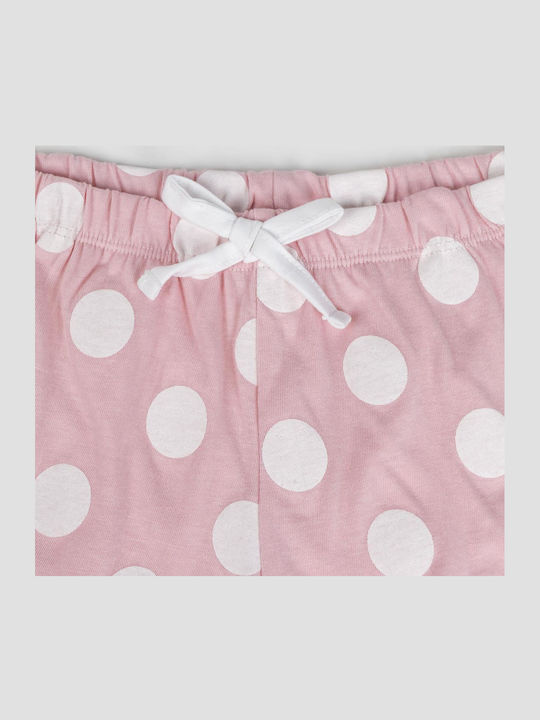 Disney Παιδική Πιτζάμα Καλοκαιρινή λευκό Minnie Mouse