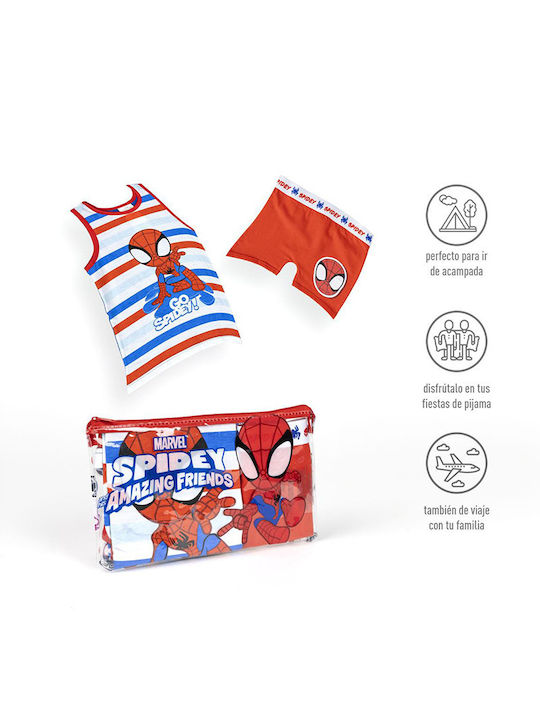 Disney Παιδική Πιτζάμα κόκκινο Spiderman