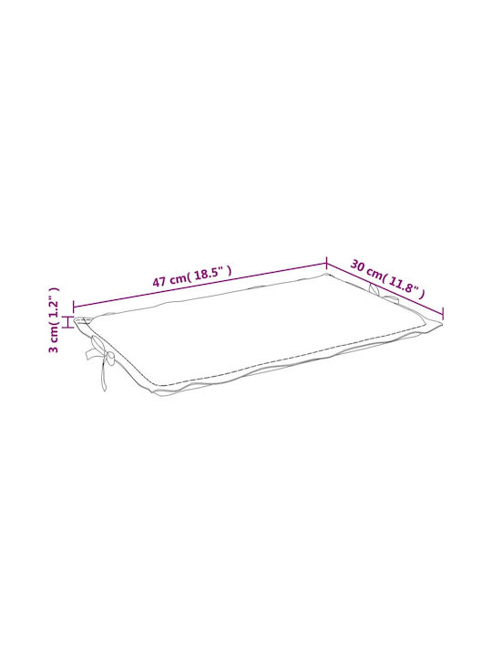 vidaXL Sunbed Cushion with Backrest Cream 58x186cm