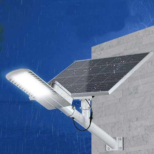 Lampă Solară Stradală 25W 2250lm Alb Rece 6500K cu Senzor de Mișcare și Telecomandă IP65 51.5cmx21cmx7.5cmcm