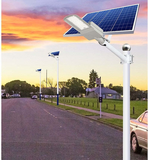 Lampă Solară Stradală 25W 2250lm Alb Rece 6500K cu Senzor de Mișcare și Telecomandă IP65 51.5cmx21cmx7.5cmcm