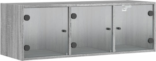 Кремаст Шкаф За Дневна От ПДЧ Сив 102x37x35см