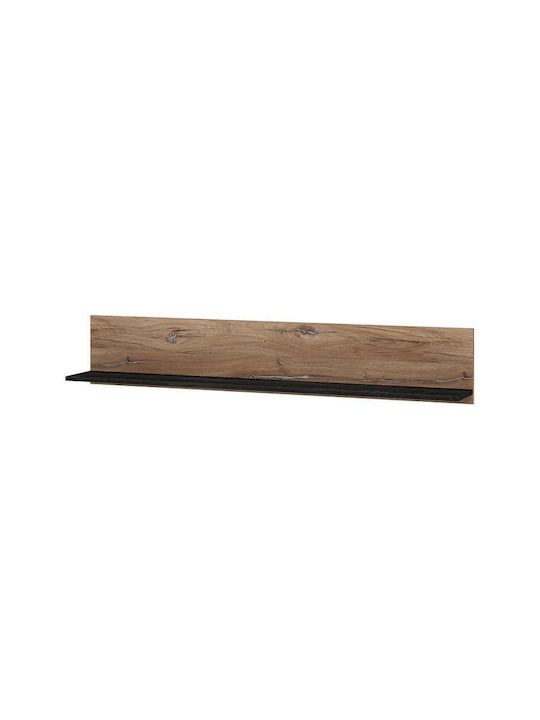Ράφι Τοίχου Corvia Zp Flagstaf-Carbon 138x20x24εκ.