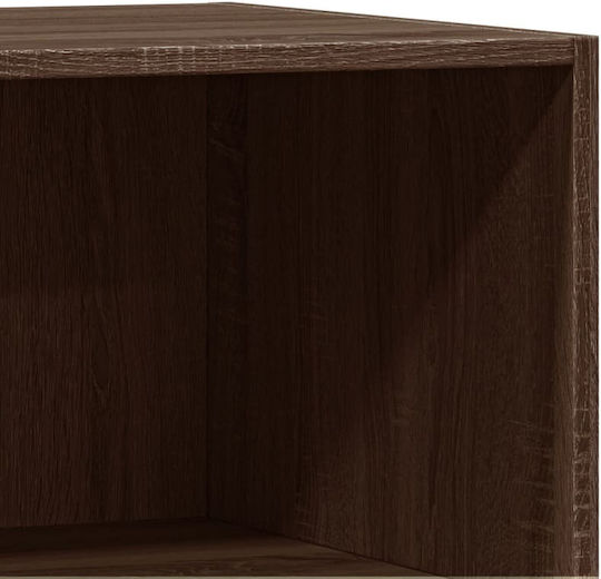 Βιβλιοθήκη Καφέ Δρυς 48x41x102εκ.