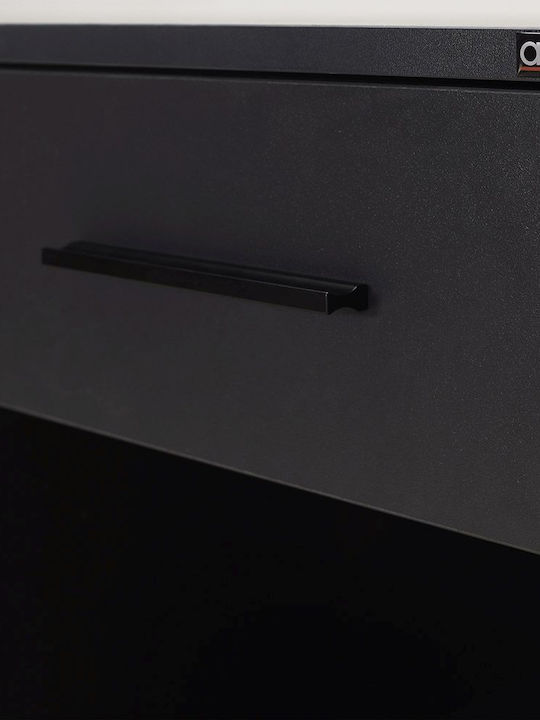 Desk Concept Wooden Charcoal 90x52x75cm