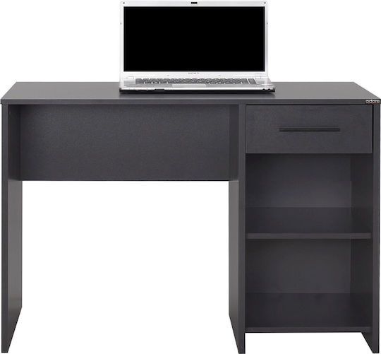 Schreibtisch Concept Holz Charcoal 90x52x75cm