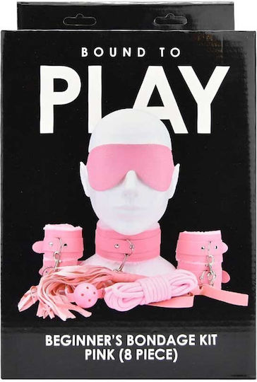 Loving Joy Beginner's Bondage BDSM-Bausatz in Rosa Farbe 8 Stück