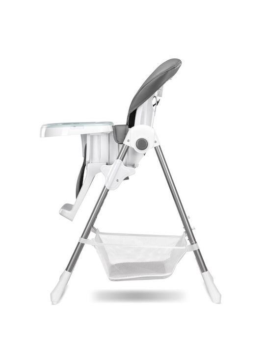 Lionelo Linn Plus Foldable Baby Highchair with Adjustable Height Dark Gray