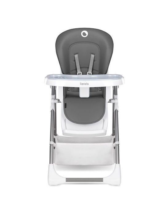 Lionelo Linn Plus Foldable Baby Highchair with Adjustable Height Dark Gray
