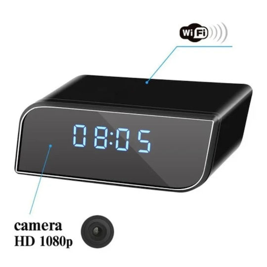 Κρυφή Κάμερα WiFi Ρολόι 1080p με Υποδοχή για Κάρτα Μνήμης