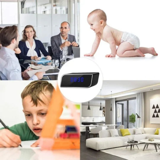 Κρυφή Κάμερα WiFi Ρολόι 1080p με Υποδοχή για Κάρτα Μνήμης