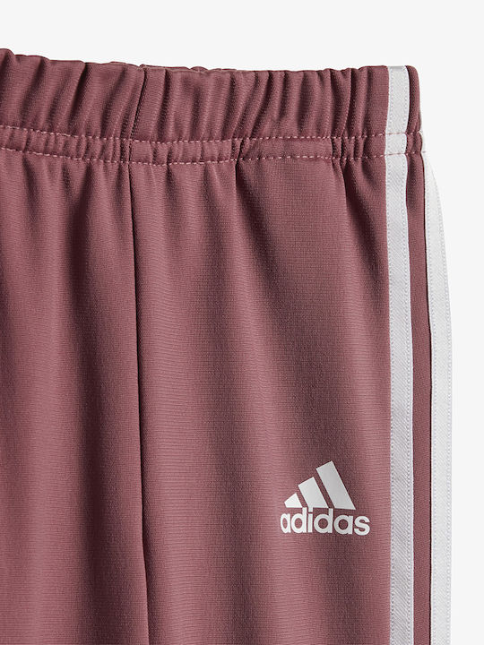 Παιδικό Σετ Φόρμας Ροζ 3τμχ Sportswear Essentials Shiny