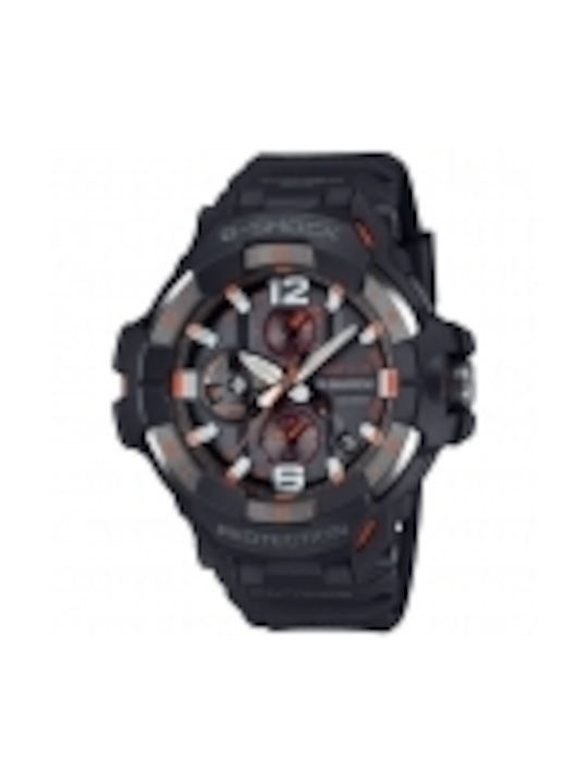 Casio G-shock Digital Watch Chronograph Battery with Black Rubber Strap