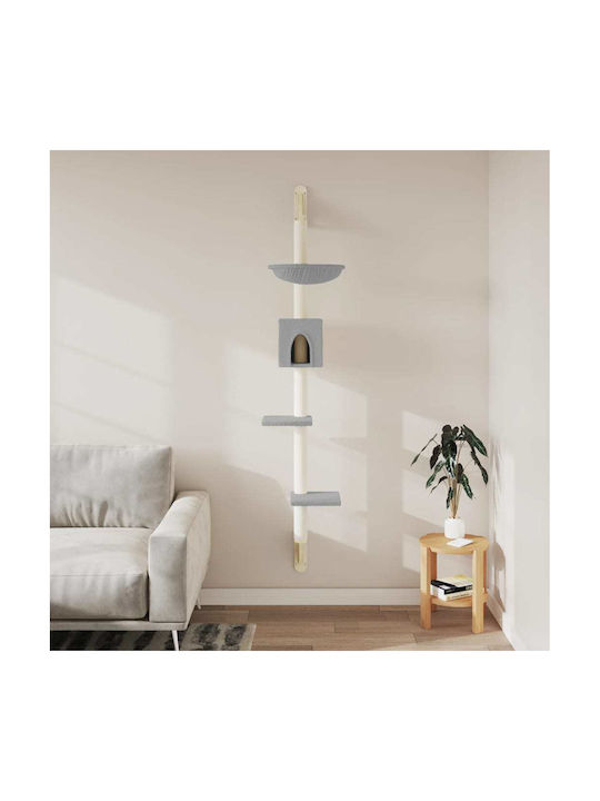 vidaXL Kratzbaum Katzenbäume Gray 35x53x187cm