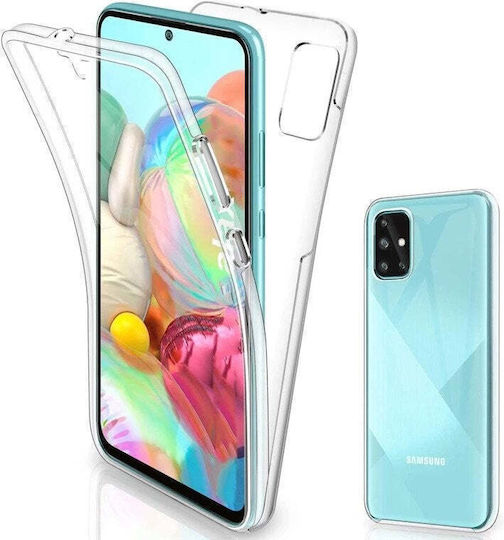 360 Full Cover Silicone / Plastic 0.3mm Transparent (Galaxy A51)