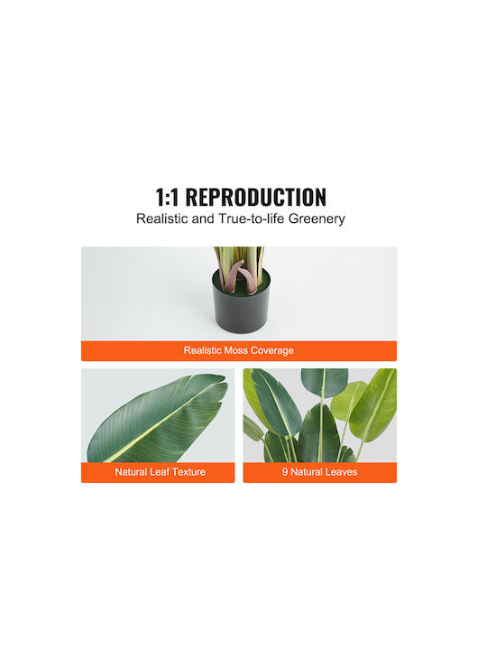 Arbore Artificial de Exterior Pasărea Paradisului Green 150cm Vevor