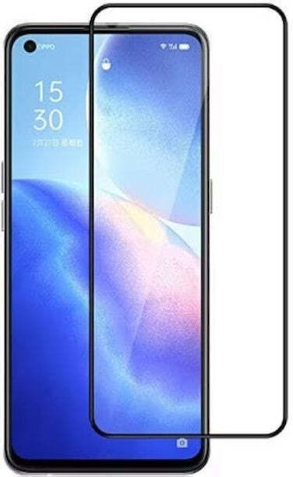 0.3mm Adeziv complet Full Face Tempered Glass Negru (Oppo A96)