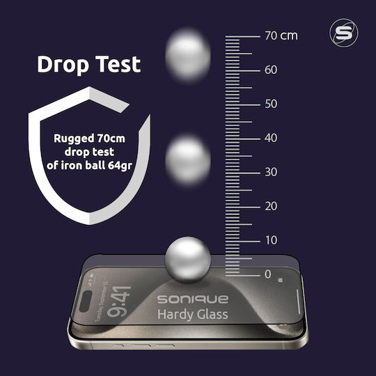 Sonique 2.5D 0.33mm Full Face Tempered Glass Μαύρο (Galaxy S23 Ultra)