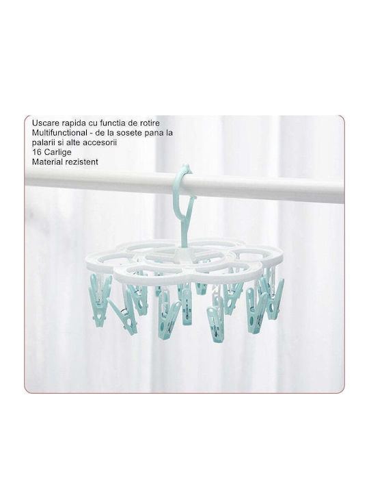 Pliere Suport de uscat rufe Pandantiv din plastic 26x21cm
