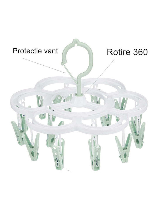 Pliere Suport de uscat rufe Pandantiv din plastic 26x21cm