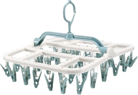 Plastic Clothespins 36x24cm White
