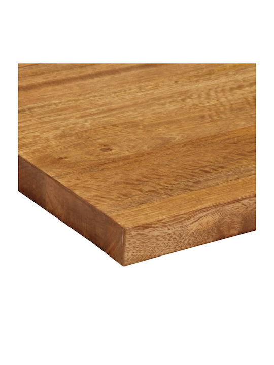 vidaXL Dreptunghiulară Suprafața mesei din Lemn Masiv Mango 80x70x3.8cm 371670 1buc