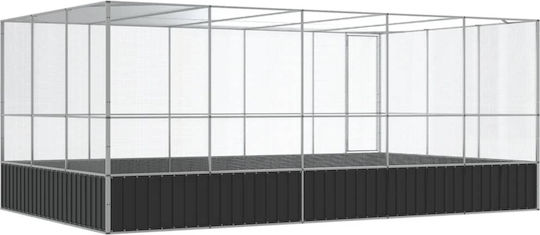 vidaXL Клетка за Птици 518x307x212см. Сребрист