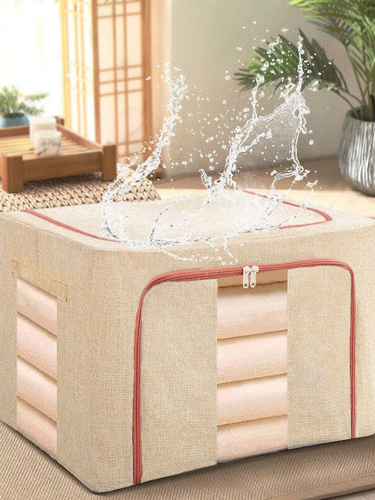 Plastic Cutie de Depozitare cu Capac Gri 40x30x20cm 1buc