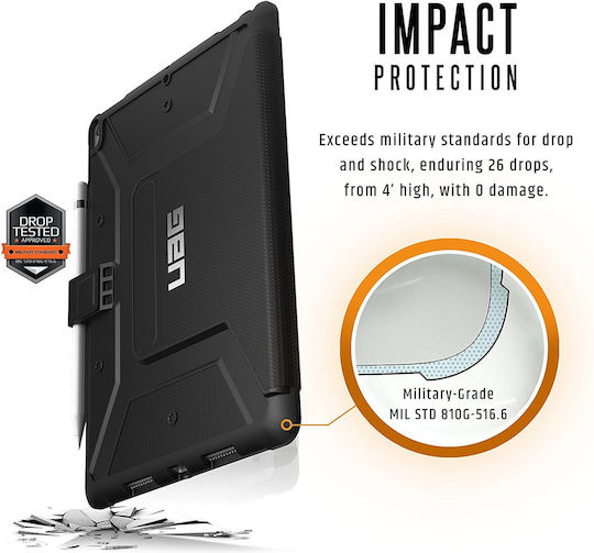 UAG Flip Cover Durable with Keyboard Burgundy (Apple iPad Pro 11" 2024 (5th gen)) 124475119049