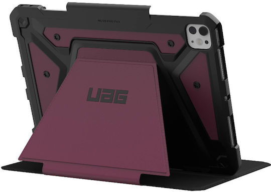 UAG Flip Cover Durable with Keyboard Burgundy (Apple iPad Pro 11" 2024 (5th gen)) 124475119049