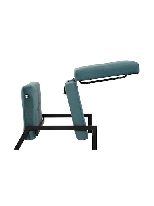 Constance Fotoliu Pat Catifelat Mint Green 95x92x66cm